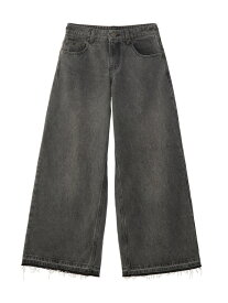 【SALE／30%OFF】LOW RISE OVERDYED DENIM PANTS 【X-girl】 X-girl エックスガール パンツ ジーンズ・デニムパンツ ブラック ピンク ブルー【RBA_E】【送料無料】[Rakuten Fashion]