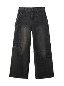 【SALE／30%OFF】WORK DENIM PANTS 【X-girl】 X-girl エックスガール パンツ ジーンズ・デニムパンツ ブラック ブルー【RBA_E】【送料無料】[Rakuten Fashion]