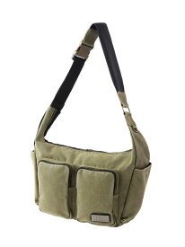 【SALE／40%OFF】DOUBLE POCKET MESSENGER BAG 【X-girl】 X-girl エックスガール バッグ メッセンジャーバッグ カーキグリーン ブラック【RBA_E】【送料無料】[Rakuten Fashion]