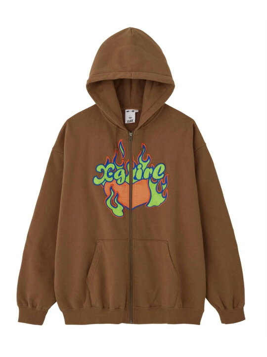 楽天市場】SWEAT ZIP UP HOODIE X-girl エックスガール トップス 