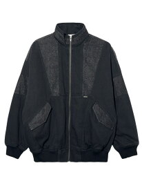 PANELLED OVERSIZED JACKET ジャケット X-girl X-girl エックスガール ジャケット・アウター ブルゾン・ジャンパー ブラック グレー【送料無料】[Rakuten Fashion]