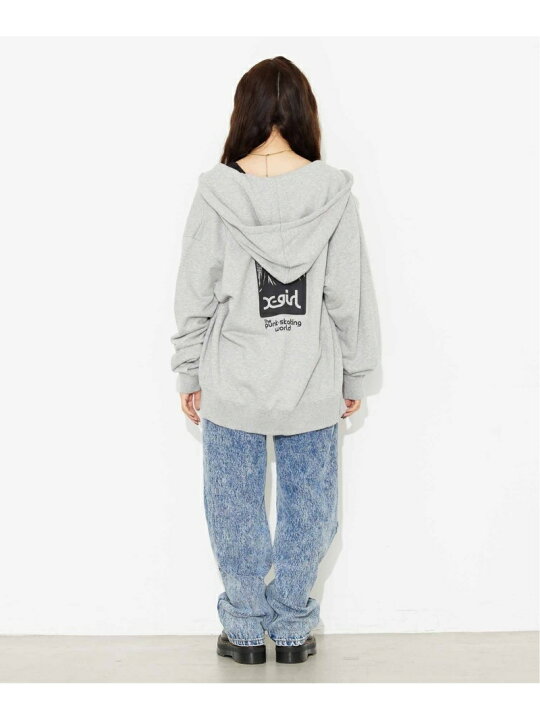 楽天市場】NOISE FACE ZIP UP SWEAT HOODIE パーカー X-girl X-girl 