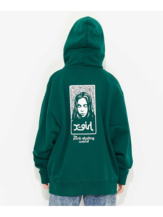 楽天市場】NOISE FACE ZIP UP SWEAT HOODIE パーカー X-girl X-girl  