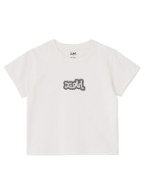 OUTLINE MILLS LOGO EMBROIDERY S/S BABY TEE Tシャツ X-girl X-girl エックスガール トップス カットソー・Tシャツ ブラック ブルー ホワイト【送料無料】[Rakuten Fashion]