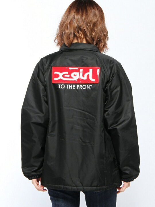 楽天市場】BOX LOGO COACH JACKET X-girl エックスガール ジャケット 
