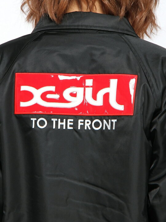 楽天市場】BOX LOGO COACH JACKET X-girl エックスガール ジャケット 