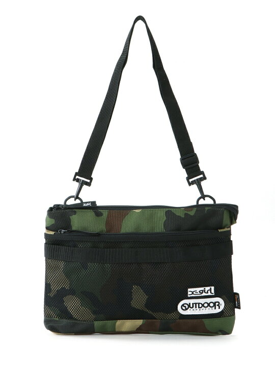 楽天市場】【SALE／30%OFF】X-girl x OUTDOOR PURODUCTS SACOCHE X 
