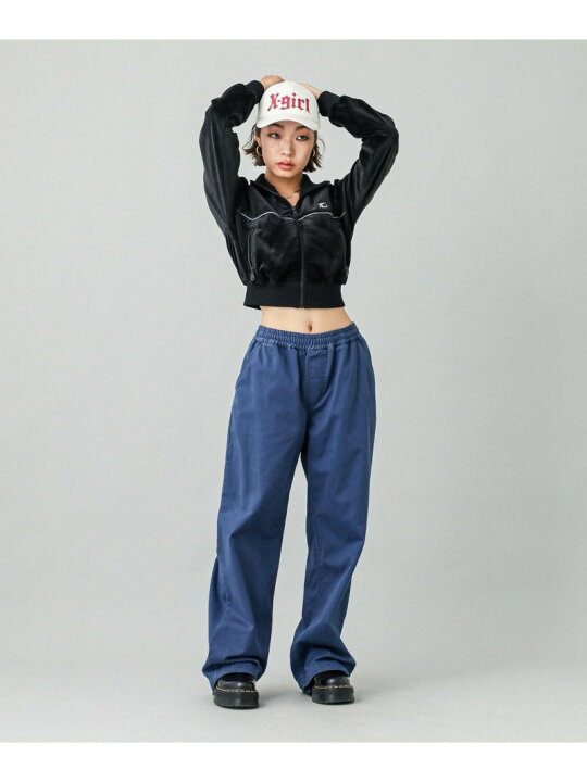 楽天市場】VELOUR COMPACT TRACK JACKET X-girl エックスガール 