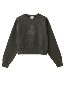 【SALE／30%OFF】FACE PIGMENT DYED COMPACT SWEAT TOP X-girl エックスガール トップス スウェット・トレーナー ネイビー レッド ブラック【RBA_E】【送料無料】[Rakuten Fashion]