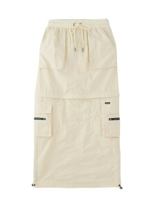 �ySALE�^50%OFF�zCONVERTIBLE EASY SKIRT X-girl �G�b�N�X�K�[�� �X�J�[�g ���̑��̃X�J�[�g �x�[�W�� �z���C�g �u���b�N�yRBA_E�z�y���������z[Rakuten Fashion]