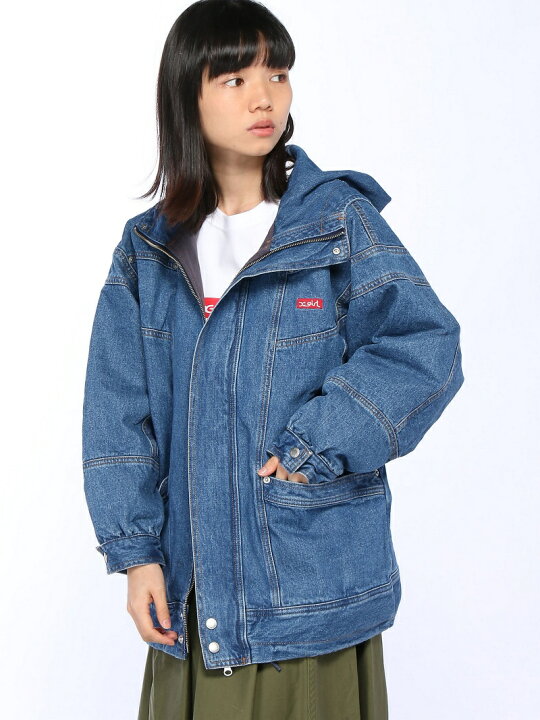 楽天市場】【コート】DENIM BLOUSON X-girl エックスガール ジャケット 