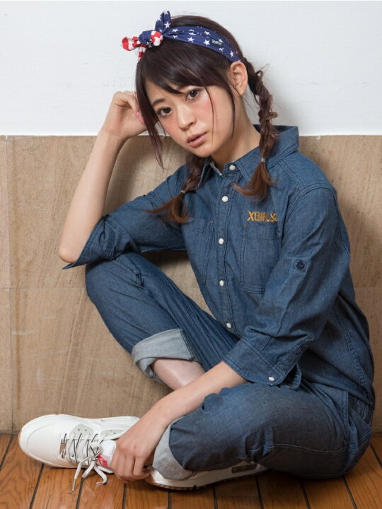 楽天市場】【SALE／40%OFF】LIGHTWEIGHT DENIM JUMPSUIT X-girl 
