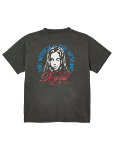 FADED TRI-COLOR FACE S/S TEE X-girl �G�b�N�X�K�[�� �g�b�v�X �J�b�g�\�[�ET�V���c �u���b�N �O���[���y���������z[Rakuten Fashion]