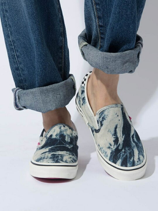 楽天市場 Rakuten Fashion X Girl Vans Bleach Denim Slip On X Girl エックスガール シューズ スニーカー スリッポン ネイビー 送料無料 X Girl エックスガール