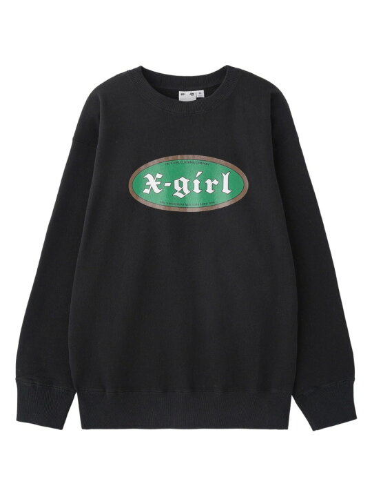 楽天市場】【SALE／50%OFF】CLASSIC OVAL LOGO SWEAT TOP X-girl 