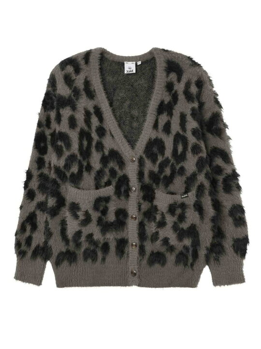 楽天市場】LEOPARD KNIT CARDIGAN X-girl エックスガール トップス 