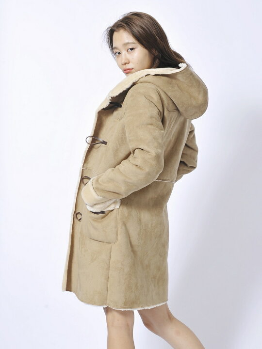 楽天市場】【SALE／45%OFF】*FAUX SHEARLING DUFFLE COAT X-girl  