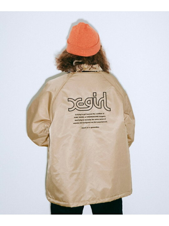 楽天市場】WORDS LOGO REVERSIBLE COACH JACKET コーチジャケット X  