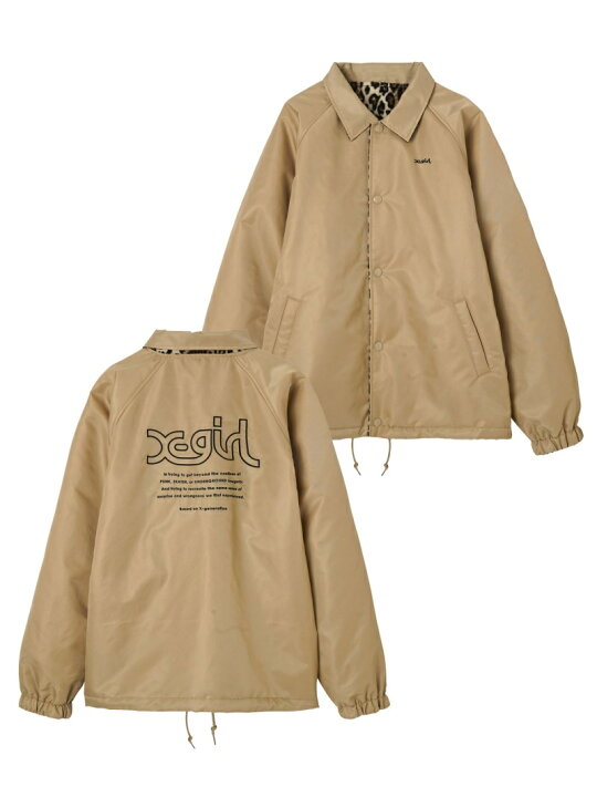 楽天市場】WORDS LOGO REVERSIBLE COACH JACKET コーチジャケット X  