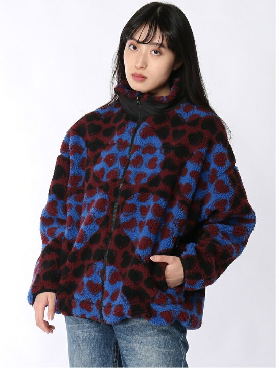楽天市場】【SALE／40%OFF】HEART BOA JACKET ボアジャケット X-girl X 