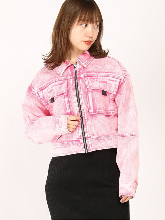 楽天市場】【SALE／70%OFF】BLEACHED JACKET X-girl エックスガール  
