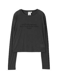 �ySALE�^30%OFF�zSTAR STRIPED SLEEVE SHEER L/S TOP X-girl �G�b�N�X�K�[�� �g�b�v�X �J�b�g�\�[�ET�V���c �u���b�N �z���C�g�yRBA_E�z�y���������z[Rakuten Fashion]