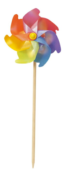 楽天市場 モグラよけにも効果的 レインボー風車mピック ガーデン資材はエクステルホームズ