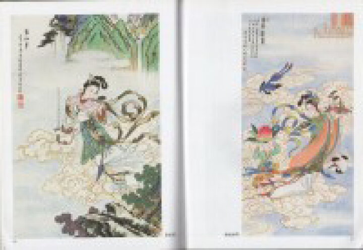 楽天市場 仕女 重彩人物画 美人仕女画 中国人物画 中国絵画 中国の本屋