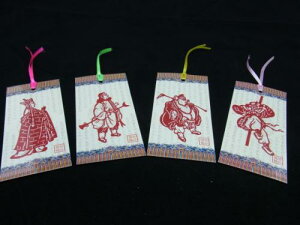 切り絵のしおり 民俗 西遊記 4枚セット