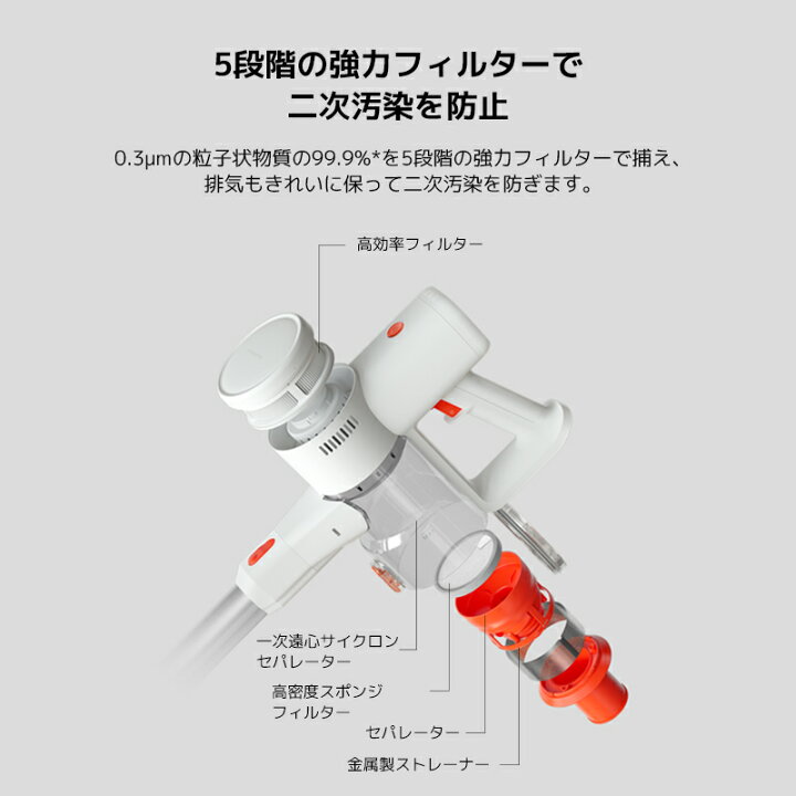 楽天市場】Xiaomi コードレス掃除機 G20 Lite スティッククリーナー 