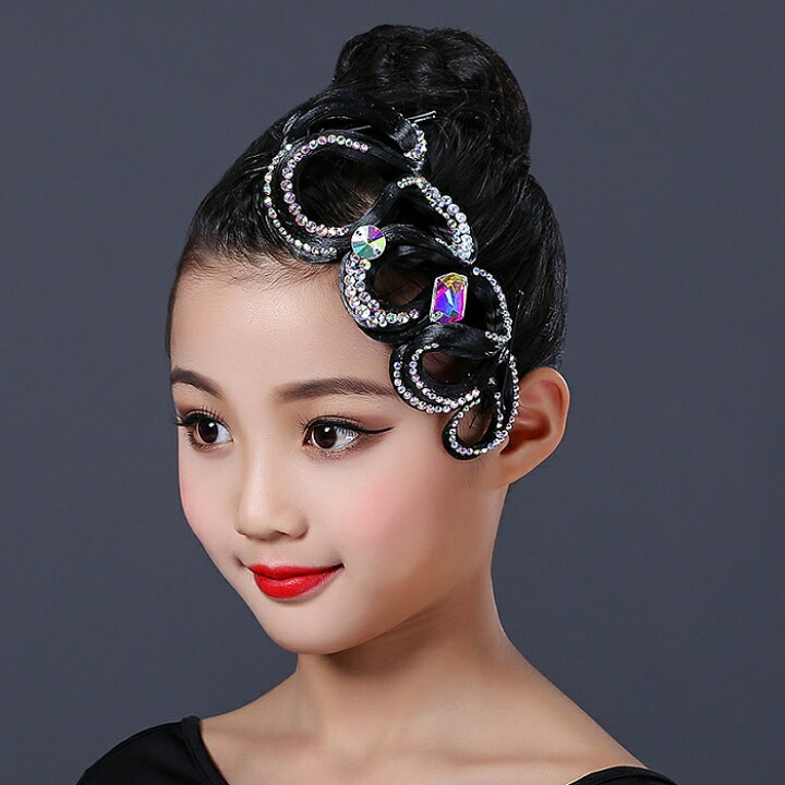 楽天市場】社交ダンス ヘアアクセサリー 髪飾り 競技会 デモ