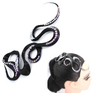 社交ダンス ヘアアクセサリー 髪飾り 競技会 デモ パーティー ラテンドレス モダンドレス ヘアオーナメント H023