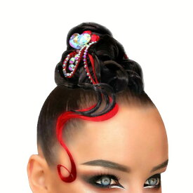 社交ダンス ヘアアクセサリー 髪飾り 競技会 デモ パーティー ラテンドレス モダンドレス ヘアオーナメント　H032