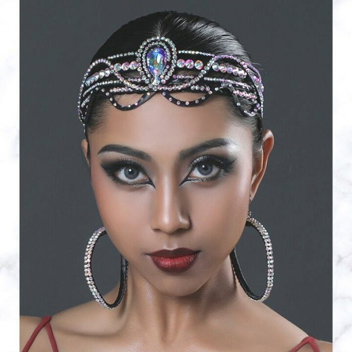 楽天市場】社交ダンス ヘアアクセサリー 髪飾り 競技会 デモ  