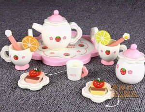 おままごと ティーセット 1歳 2歳 3歳 女の子 誕生日 プレゼント お茶会 ティーカップ ティーポット 可愛い キッチン デザート ティータイム 木のおもちゃ 知育玩具 木製玩具 おもちゃ 子供