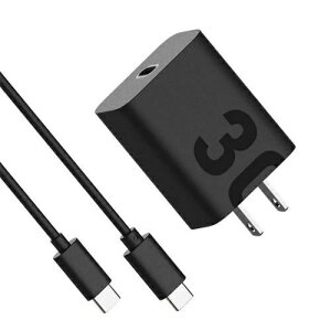 �V�i NEC 30W USB-C AC�A�_�v�^�[ MC-301 1.8mUSB-C to C cable�t�� Lenovo MC-301�Ɠ����i Tab T12 T1295/DAS PC-T1295DAS Lenovo Tab