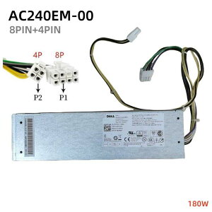 �V�i DELL OptiPlex 3040 3046 3650 3656 3656 V3653 5040 7040 SFF 240W 8-PIN�d�����j�b�g HU240AM-00 B240AM-01 H240EM-00���� PC�P