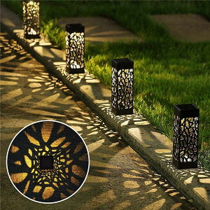 無料ラッピング ソーラーライト 埋め込み式 アウトドアパスライト ガーデンライト 屋外 電球色 装飾照明 IP65防水 エコ 防災 アンティーク 和風 おしゃれ 自動点灯/消灯 玄関/庭/芝生/車道/歩