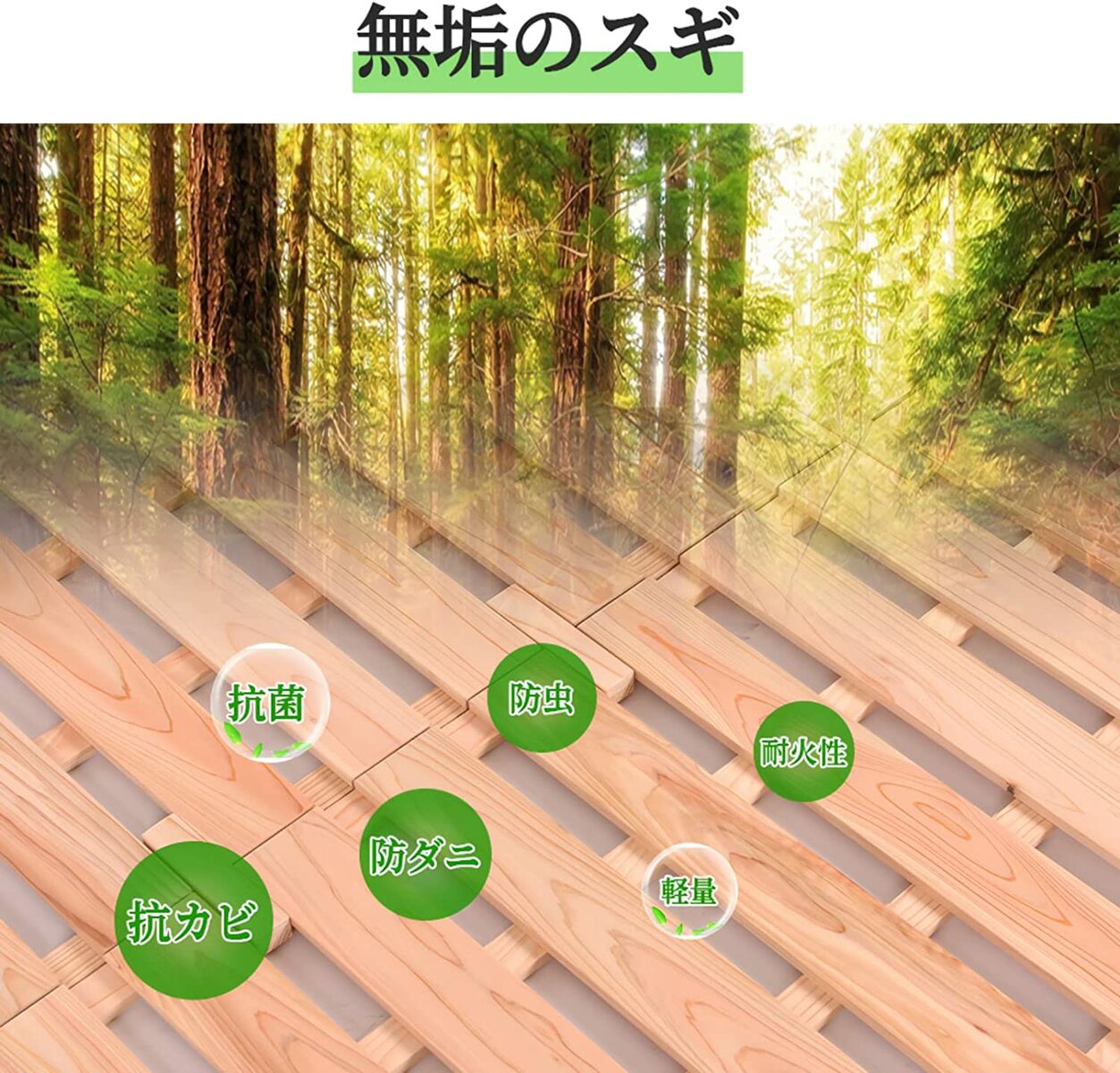 楽天市場】【国産杉】折りたたみ すのこ セミダブル 木製 送料無料
