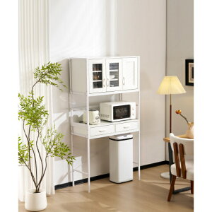 食器棚 キッチンボード 幅90cm 食器ボード レンジボード ゴミ箱収納 キッチン 引き出し 収納 棚 レンジ台 キッチン 収納扉付き 食器ラック ダイニングボード 電子レンジ台 ラック リビング 炊