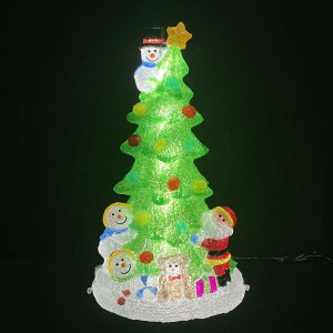 �ɂ��₩�c���[�@�N���X�}�X�c���[ ����60cm�@LED�C���~�l�[�V���� �N���X�^��