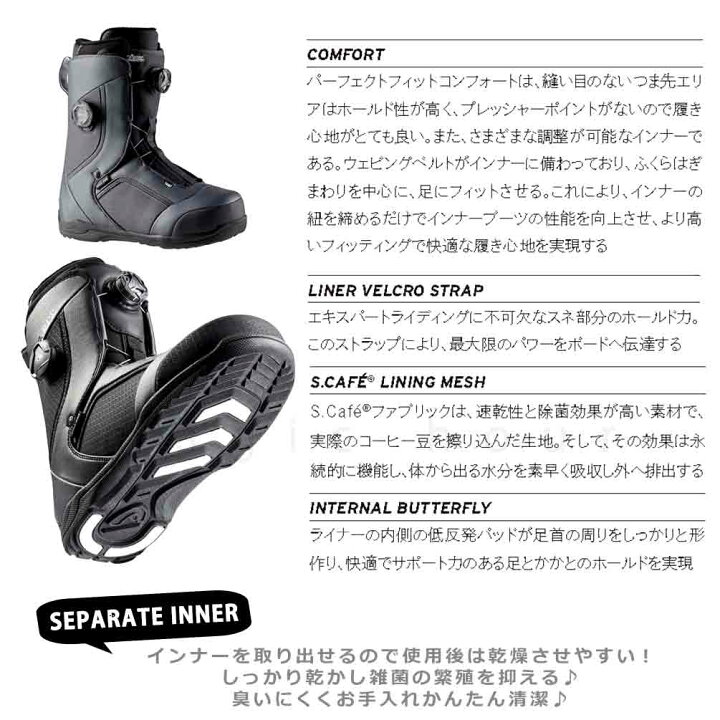 楽天市場】スノーボード ブーツ BOA メンズ HEAD ヘッド THREE LYT BOA 