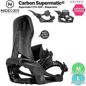 �\�񏤕i �X�m�[�{�[�h �r���f�B���O �i�C�f�b�J�[ �X�[�p�[�}�`�b�N 26-27 NIDECKER CARBON SUPERMATIC �J�[�{�� �X�m�{�[ �o�C�� �o�C���f�B���O �h���b�v�C��