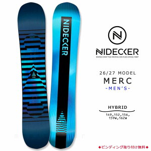 �\�񏤕i NIDECKER �i�C�f�b�J�[ MERC 2027 �X�m�[�{�[�h �� �����Y �P�i �n�C�u���b�h�L�����o�[ �f�B���N�V���i���c�C��