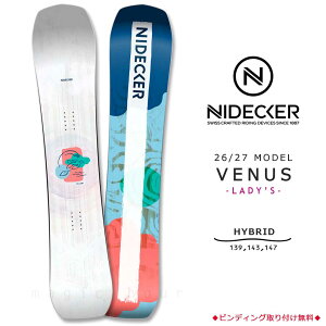 �\�񏤕i �X�m�[�{�[�h �� ���f�B�[�X �P�i NIDECKER �i�C�f�b�J�[ VENUS 2027 �n�C�u���b�h �f�B���N�V���i�� �{�[�h ��