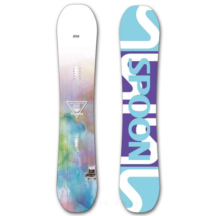楽天市場】スノーボード 板 レディース 単品 SPOON スプーン BLOOM  