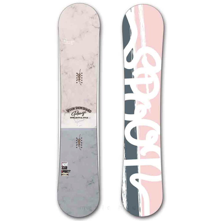 楽天市場】スノーボード 板 レディース 単品 SPOON スプーン ROUGE 