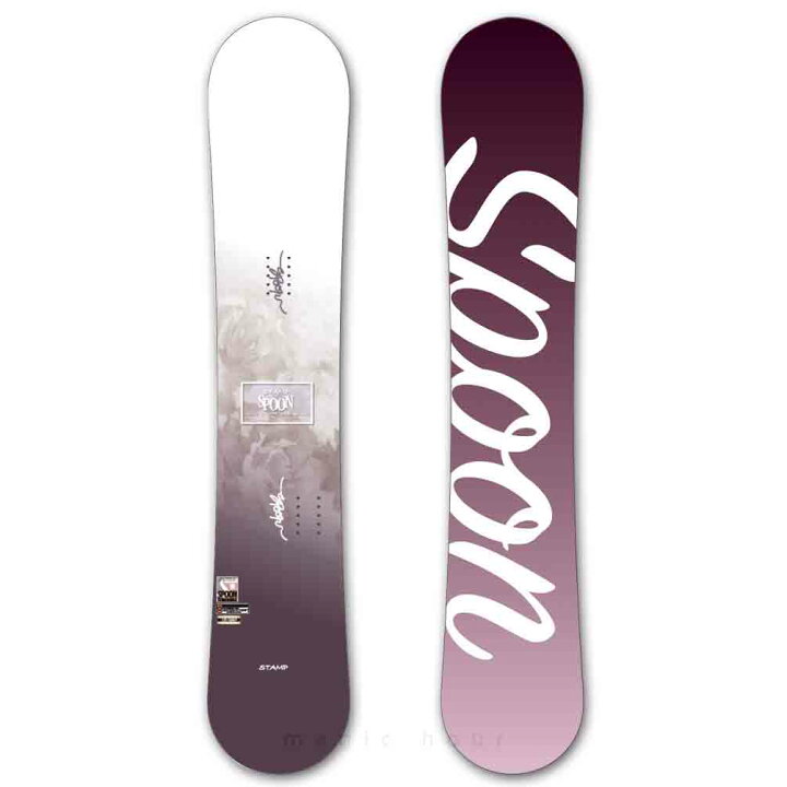 楽天市場】スノーボード 板 レディース 単品 SPOON スプーン STAMP 