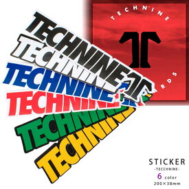 送料無料 TECHNINE テックナイン ステッカー ブランドおしゃれ かっこいい TECHNINE ロゴ T9-STICKER-TECHNINE