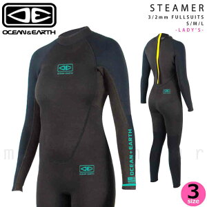 ウェットスーツ 3mm 2mm レディース フルスーツ ウエットスーツ オーシャンアンドアース OCEAN&EARTH サーフィン ダイビング シュノーケル SUP シュノーケリング